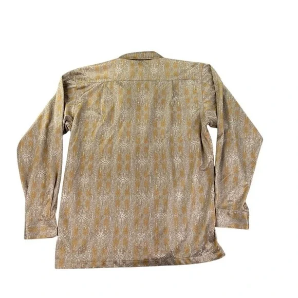 Patagonia Rythm Shirt‎ Mens Medium Multicolor Paisley Camp Button Up Lightweight